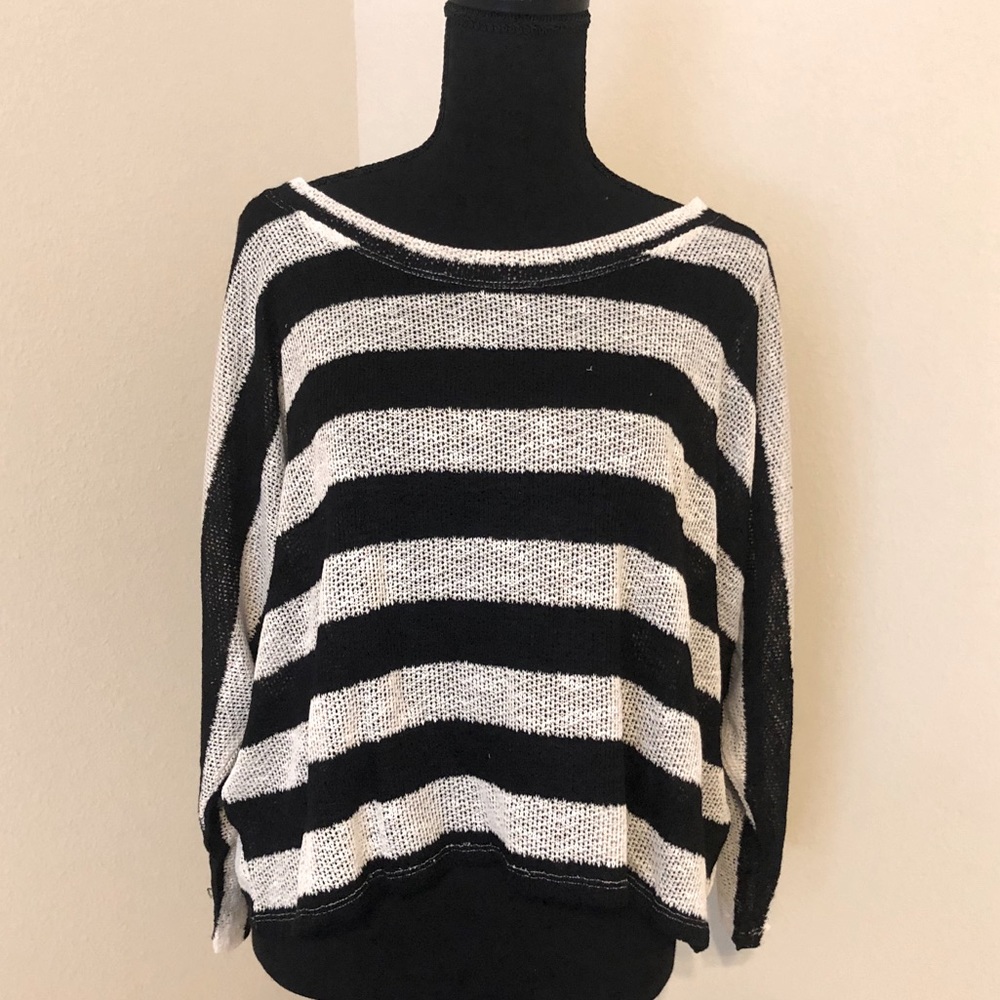 Kit & Sky Light Striped Sweater
